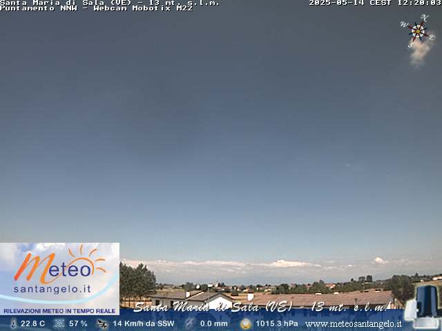 immagine della webcam nei dintorni di Padova: webcam Santa Maria di Sala