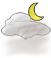 Parzialmente nuvoloso con nebbia a banchi