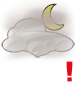 Parzialmente nuvoloso con nebbia moderata