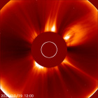Latest LASCO C2 image of the Sun